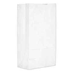 #12 Paper Grocery Bag, 40lb White, Standard 7 1/16 x 4