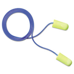 EARsoft Yellow Neon Soft Foam Earplugs, Corded,
