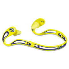 EAR Swerve Banded Hearing Protector, Corded, Yellow