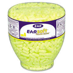 EARsoft Neon Tapered Earplug Refill, Cordless,