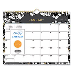 Baccara Dark Wall Calendar, 11 x 8 3/4, 2020