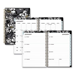 Baccara Dark CYO Weekly/Monthly Planner, 8 x