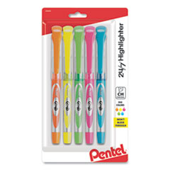 24/7 Highlighter, Chisel Tip,
Blue/Green/Orange/Pink/Yellow
Ink, 5/Set