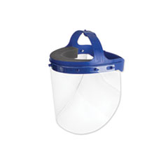 Fully Assembled Full Length Face Shield with Head Gear,