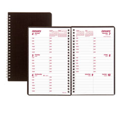 DuraFlex Weekly Planner, 8 x 5, Black, 2019