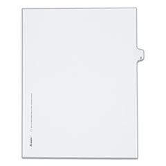 Allstate-Style Legal Exhibit Side Tab Divider, Title: S,