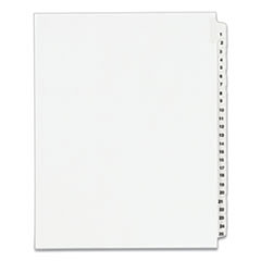 Avery-Style Legal Exhibit Side Tab Divider, Title: