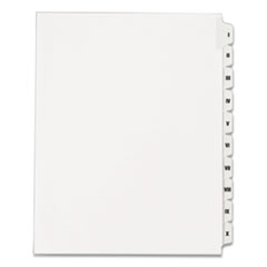 Allstate-Style Legal Exhibit Side Tab Dividers, 10-Tab,