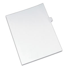 Allstate-Style Legal Exhibit Side Tab Divider, Title: J,