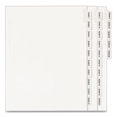 Allstate-Style Legal Exhibit Side Tab Dividers, 25-Tab,