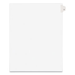 Avery-Style Legal Exhibit Side Tab Divider, Title: 1,