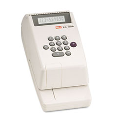 Electronic Checkwriter, 10-Digit, 4-3/8 x 9-1/8 x