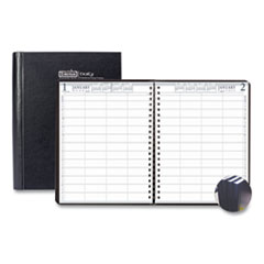 Executive Hardcover 4-Person Group Practice Appt. Book, 8