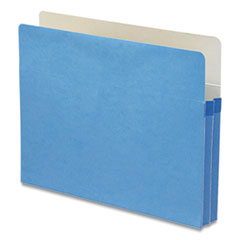 1 3/4&quot; Expansion Colored File Pocket, Straight Tab, Letter,