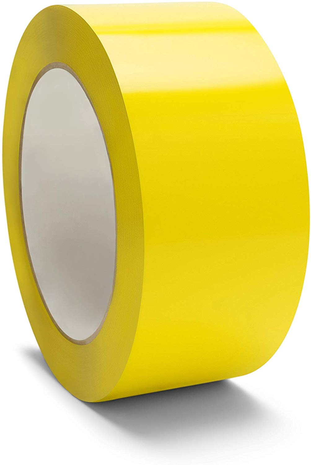 Carton Sealing Tape, 2&quot; x 1.9M x 110YD, Yellow, Acrylic,