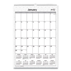 Classic Red Wall Calendar, 12 x 17, 2020