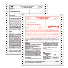 1096 Summary Transmittal Tax Forms, 2-Part Carbonless, 8 x