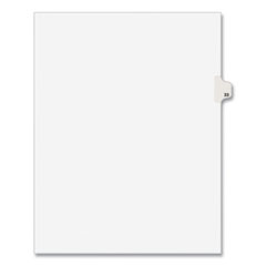 Avery-Style Legal Exhibit Side Tab Divider, Title: 33,
