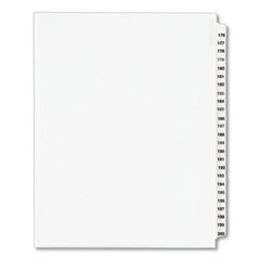 Avery-Style Legal Exhibit Side Tab Divider, Title: