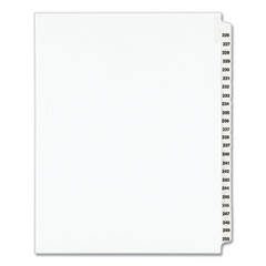 Avery-Style Legal Exhibit Side Tab Divider, Title: