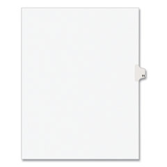 Avery-Style Legal Exhibit Side Tab Divider, Title: 11,