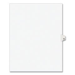 Avery-Style Legal Exhibit Side Tab Divider, Title: 13,