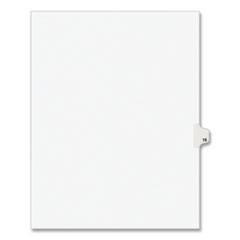 Avery-Style Legal Exhibit Side Tab Divider, Title: 15,