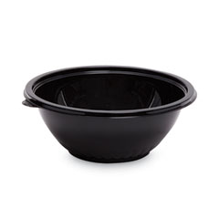 Caterline Pack n&#39; Serve Plastic Bowl, 80 oz, Black,