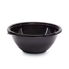 Caterline Pack n&#39; Serve Plastic Bowl, 160 oz, Black,