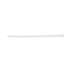 Nylon Cable Ties, 4 x 1/16, 18 lb, 1000/Pack, Natural