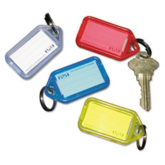 Extra Color-Coded Key Tags for Key Tag Rack, 1 1/8 x 2
