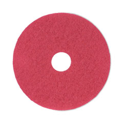 Buffing Floor Pads, 17&quot;
Diameter, Red, 5/Carton