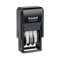 Economy 5-in-1 Micro Date Stamp, Self-Inking, 3/4 x 1,