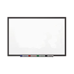 Classic Porcelain Magnetic Whiteboard, 60 x 36, Black