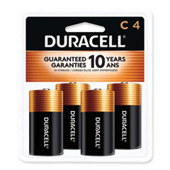 CopperTop Alkaline Batteries, C, 4/PK