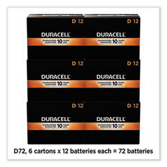 CopperTop Alkaline Batteries, D, 72/CT