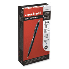 207 BLX Series Retractable Gel Pen, 0.7mm, Black Ink,