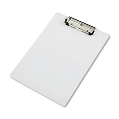 Acrylic Clipboard, 1/2&quot; Capacity, Holds 8-1/2w x 12h,