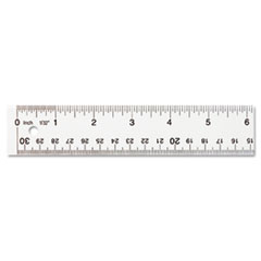 See Through Acrylic Ruler, 12", Clear