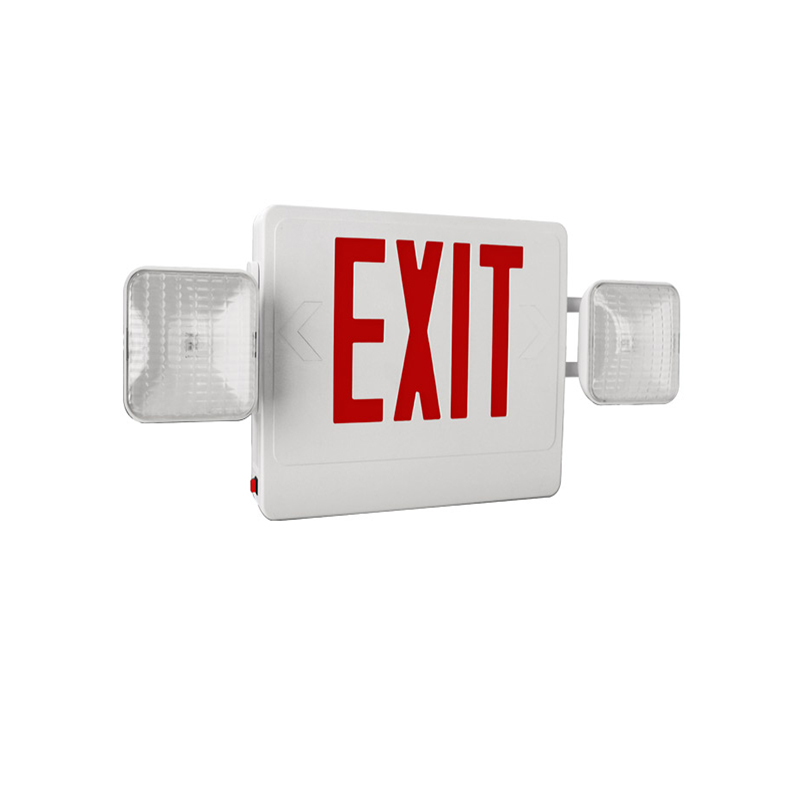 Exit Sign With Emergency Light  &amp; Backup Battery
