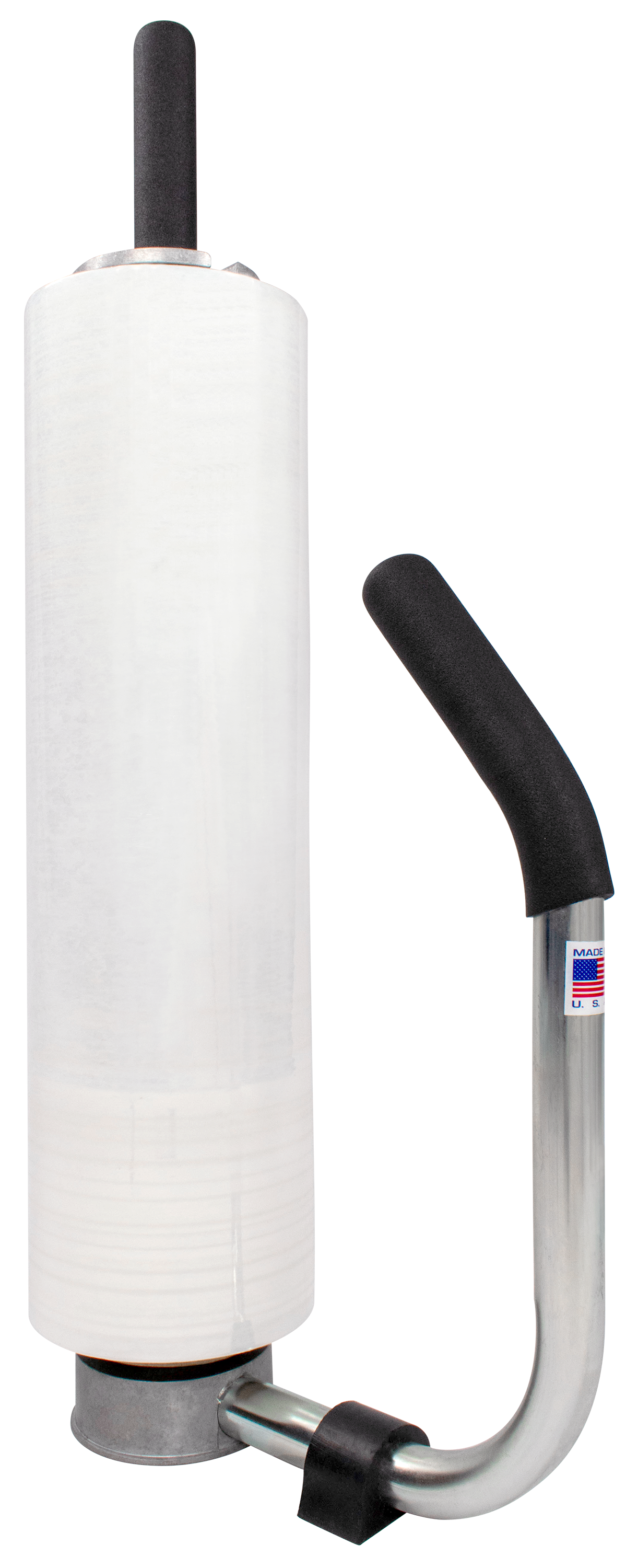 Hand Film Dispenser, Fits 12" to 20" Rolls, Base Stabilizer