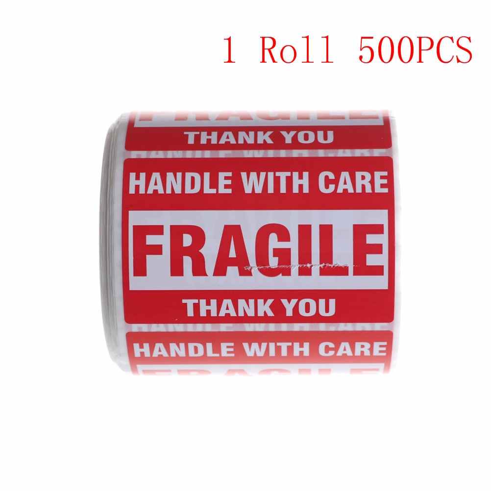 Label 4x4, &quot;Fragile Handle With Care&quot;, (500/Roll) (Roll)